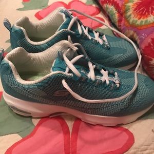 Sketchers Memory Foam never worn pretty blue